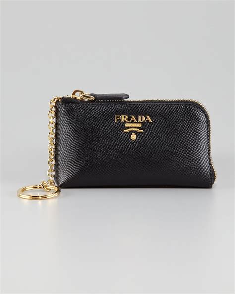 prada keyring pouch|designer key pouch women's prada.